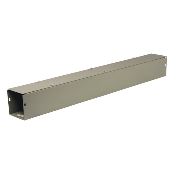 N1 SCR CVR WIREWAY, NO KO 4X4X48 CS-GRY